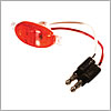Grote Clearance/Marker Lamp, Red, LED, Micronova, PC without Bezel - 45282
