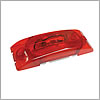 Grote Clearance/Marker Lamp, Red, 2-Bulb, Turtleback No-Splice with Optic Lens - 45442