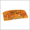 Grote Clearance/Marker Lamp, Yellow, 2-Bulb, Turtleback No-Splice with Optic Lens - 45443