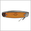 Grote Clearance/Marker Lamp, Amber, Low-Profile Lamp with Bezel - 45663