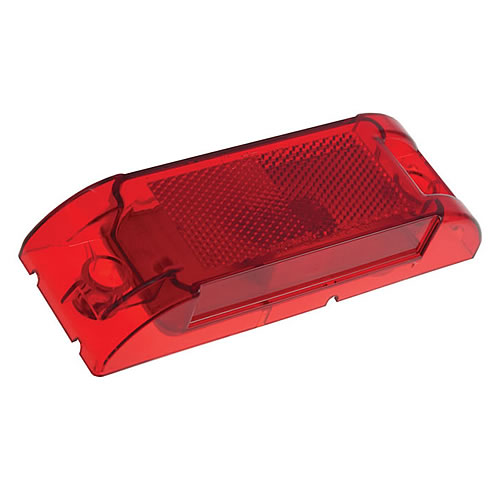 Grote Clearance/Marker Lamp, Red, Reflex Lens, Sealed - 46072