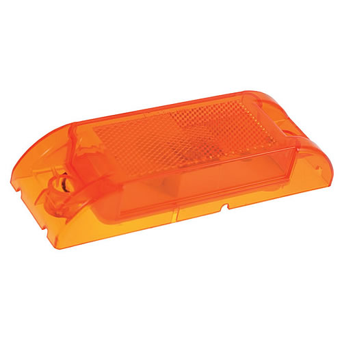 Grote Clearance/Marker Lamp, Yellow, Reflex Lens, Sealed - 46073