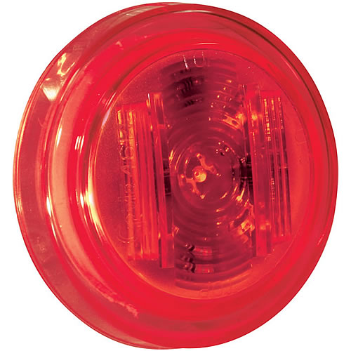 Grote Clearance/Marker Lamp, 2.5", Red, Supernova Led, PC Rated - 46142