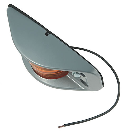 Grote Clearance/Marker Lamp, Yellow, Die-Cast Aluminum with Flat Back - 46283