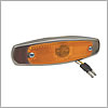 Grote Clearance/Marker Lamp, Amber, Supernova LED Low-Profile with Bezel 47253