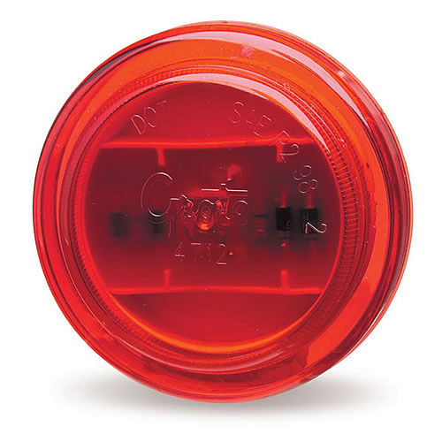 Grote Clearance/Marker Lamp, 2.5" Red, 24 Volt, Supernova LED - 47322