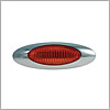 Grote Clearance/Marker, M5 Lite Kit, Red, LED with .180 Bullets and Bezel (00212705) 47912