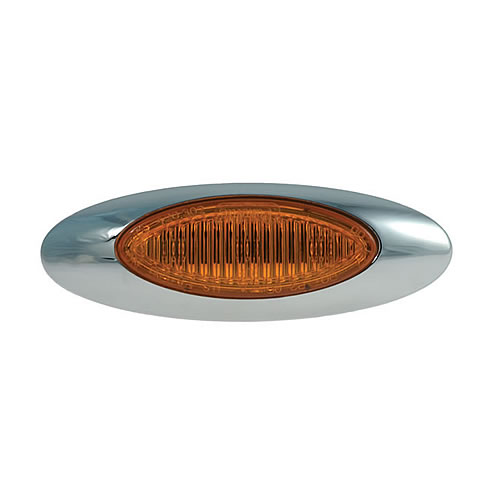 Grote Clearance/Marker, M5 Lite Kit, Amber, LED with .180 Bullets and Bezel (00212704) - 47913