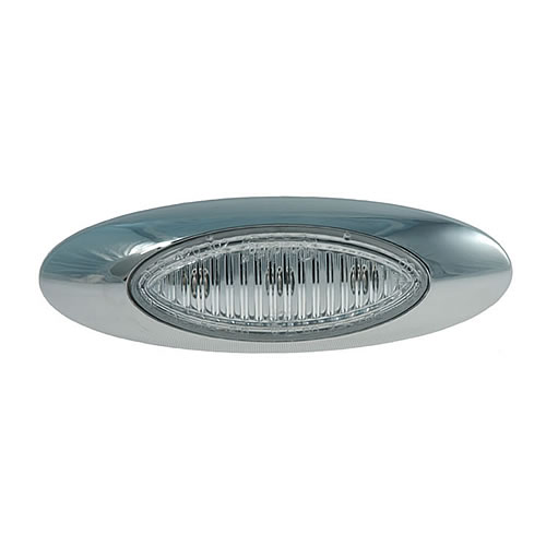 Grote Clearance/Marker, M5 Lite Kit, Amber LED, Clear Lens with .180 Bullets and Bezel (00212706) - 47923
