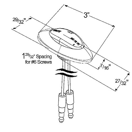 Grote Clearance/Marker, Red, LED, Clear Lens, Micronova P2 with Bezel - 47982