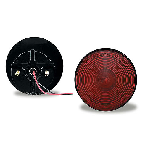 Grote STT Lamp, 4", Red, 2-Stud Mount Combination without License - 50862