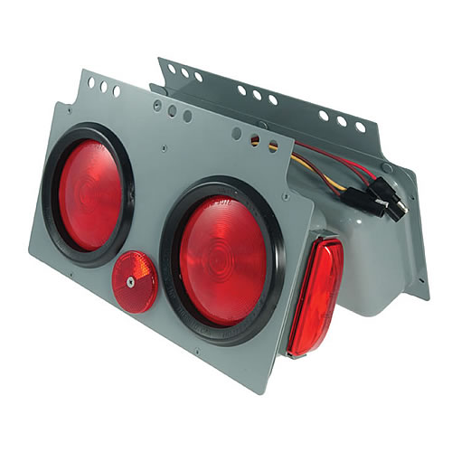 Grote STT Lamp, Red, 4" Lamp, Module with Side Marker, RH - 51022