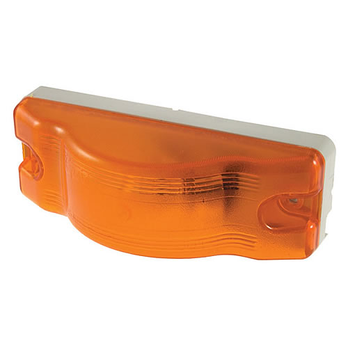 Grote Clearance/Marker Lamp, Amber, White Base, Sealed Multi-Function Sentry - 53063