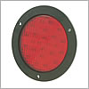 Grote STT Lamp, 4", Red with Black Theft-Resistant Flange, Full Pattern - 53182