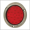 Grote STT Lamp, 4", Red with Stainless Steel Theft-Resistant Flange, Supernova Led - 53192