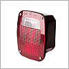 Grote Stop Tail Turn Lamp, Red, Combination Box With Ford-Style Side Connector, LH - 53782