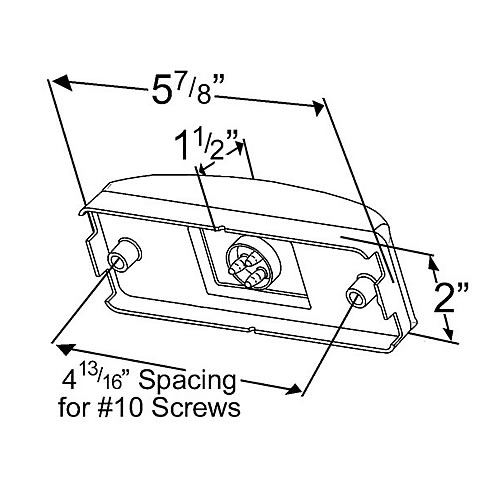 Grote Marker Lamp-Auxiliary Turn, Amber, Dual Function, Supernova LED, Turtleback II - 54003