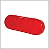 Grote Stop Tail Turn Lamp, Red, Oval, LED, with Hard Shell Connector, 9 Diode - 54142
