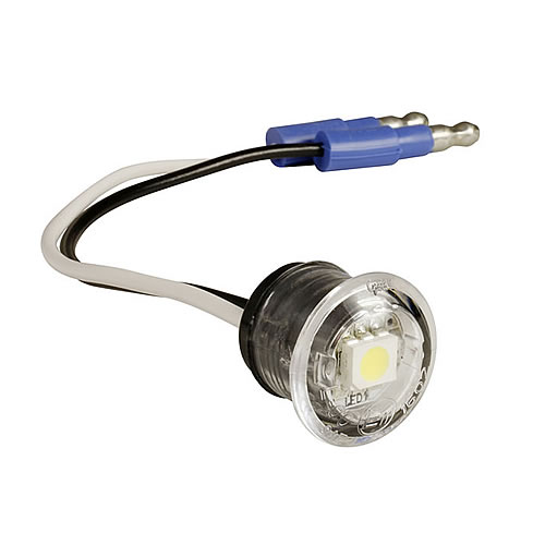 Grote License Lamp, Clear, Micronova LED Dot, Lamp Only - 60651