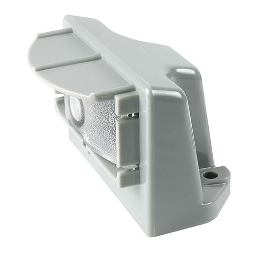 Grote License Lamp, Clear, Micronova LED With Gray Bracket (43960) - 60681