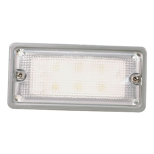 Grote Dome/Interior Lamp, White, LED, Low Profile, Shallow Recess, 21 C.P. 61861