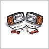 Grote Snowplow Lamp, Kit with Universal Wiring Harness, Pair Pack - 63451-4