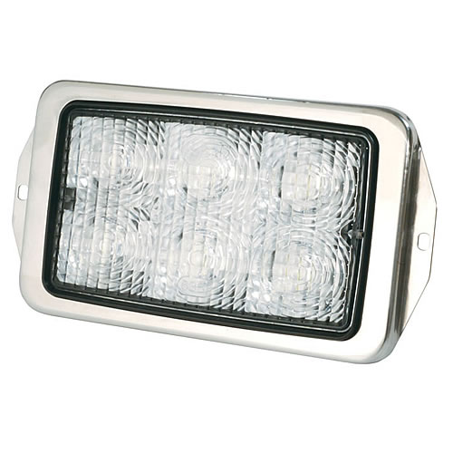 Grote Forward Lighting, Clear, 3 X 5, Surface Mount, Docking Lamp, SS 63610