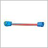 Grote Pigtail, Male Pin Lamp Adapter With 90 Degree Male Pin Lamp Plug - 66836