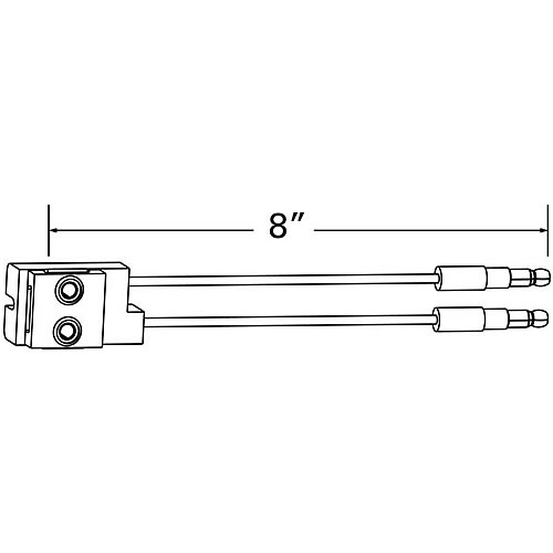 Grote Pigtail, 8" Long, For Ground Return System, Pigtail - 66982