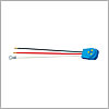 Grote Pigtail, 11" Long, 3 Wire 90 Degree Male Pin With 2 Blunt Cut, 1 Ring - 67005