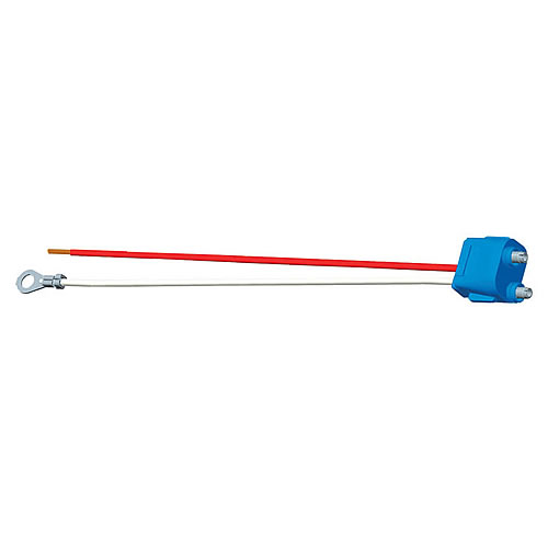 Grote Pigtail, 10-1/4" Long Chassis Ground Blunt Cut, 2-Wire Plug-In Pigtail - 67010