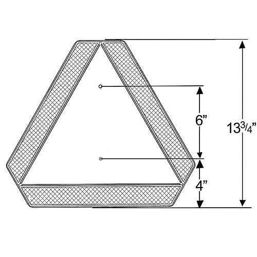 Grote Reflector, Slow-Moving Vehicle Emblem - 71152