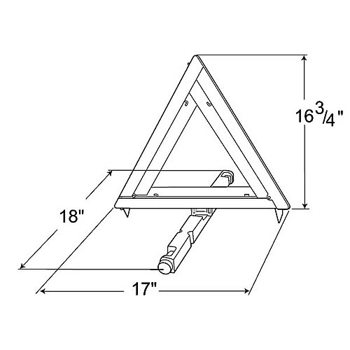 Grote Reflector, Triangle Warning Kit - 71422