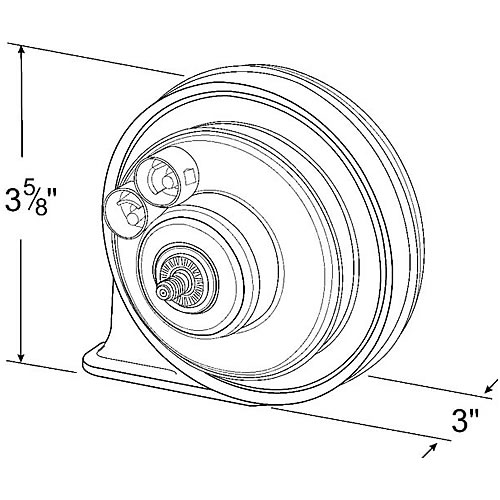 Grote Automotive Horn, Electric, Import, High, Retail Pack - 72010-5