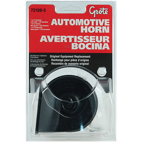 Grote Automotive Horn, Electric, Domestic, High, Retail Pack - 72100-5