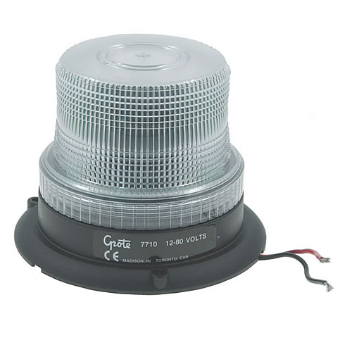 Grote Emergency Lighting, Clear, Single Flash, Mighty Mini-Strobe - 77101