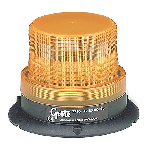 Grote Emergency Lighting, Amber, Single Flash, Mighty Mini-Strobe - 77103