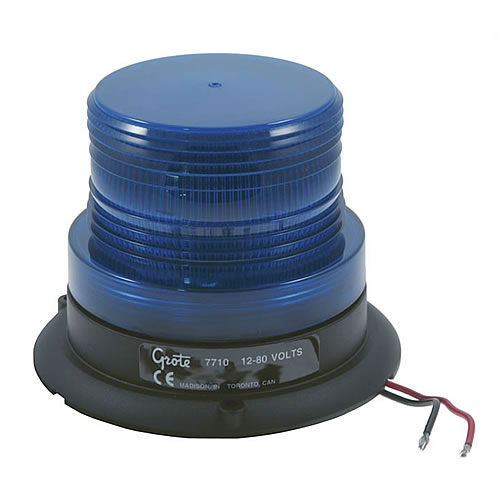 Grote Emergency Lighting, Blue, Single Flash, Mighty Mini-Strobe - 77105
