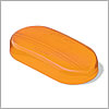 Grote Replacement Lens, Amber, For 45263 - 91573