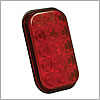 Grote Stop Tail Turn Lamp, Red, Rectangular, Hi Count LED - G4502