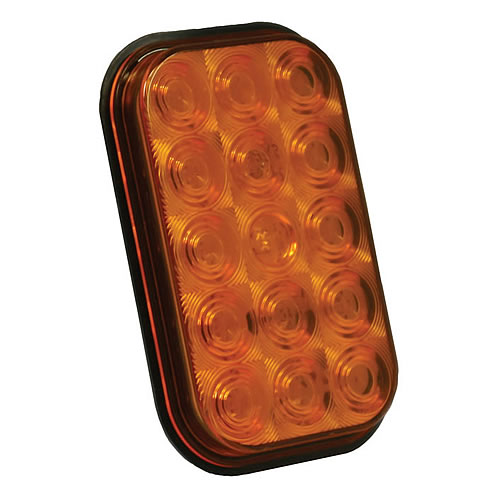 Grote Stop Tail Turn Lamp, Amber, Rectangular, Hi Count LED - G4503