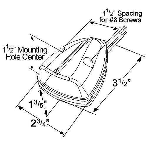 Grote Marker Lamp, Amber, Hi Count Led Lamp, School Bus - G5053