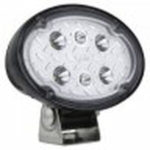 Grote Forward Lighting, Trilliant Oval, LED, Whitelight Work Lamp, Far Range, Deutsch Connector, 9-32V (2000 Lumen) 64W01