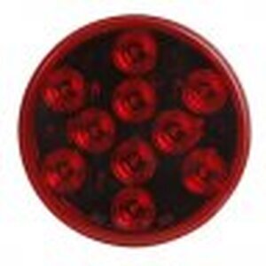 Grote Stop Tail Turn Lamp, Red, 4" LED, Female Pin, Round - STT5100RPG