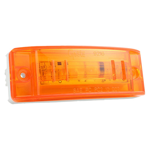 Grote Clearance/Marker Lamp, Amber, Supernova LED Turtleback II Pc Rated - 47163