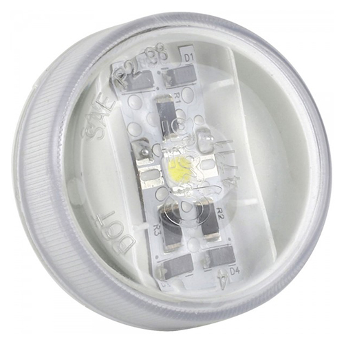 Grote Interior/Dome Lamp, 2" Round, Dome Lamp, White, LED - 60561