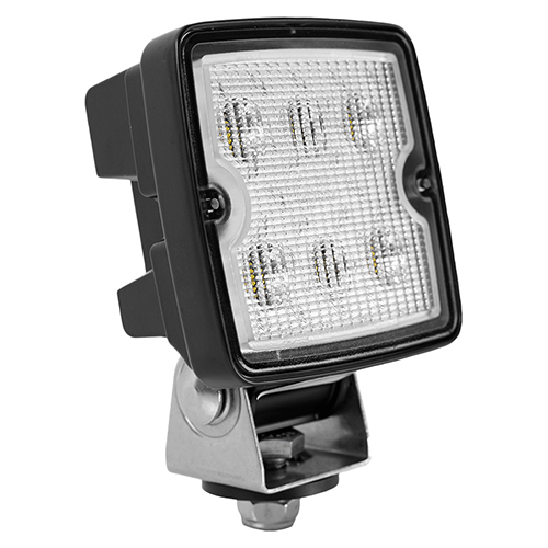 Grote Forward Lighting, Trilliant 1200 Cube, LED, With Near Flood Reflector, Deutsch Connector, 12 Volt (1200 Lumen) 63Y81
