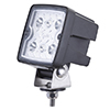 Grote Trilliant Cube LED Work Light, 3000 Lumens, Packard or AMP, Flood,13.5V - 63K51