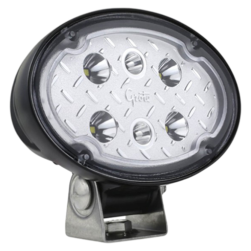 Grote Forward Lighting, Trilliant Oval, LED, Flood , 3000 Lumens, With Deutsch Connector, Black O-Ring 64W21