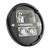 Grote Forward Lighting, 7" Round, Heated, Clear, LED, High/Low Beam Headlamp - 64H71-5